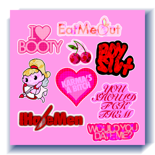 V-DAY STICKER SHEET